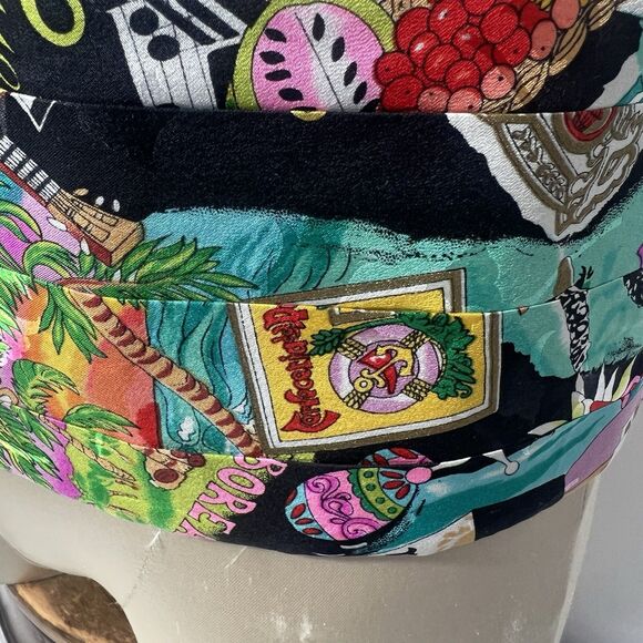 Nicole Miller La Cerveza Cummerbund Men’s Tuxedo Accessory Rare Limited tropical - Picture 6 of 16